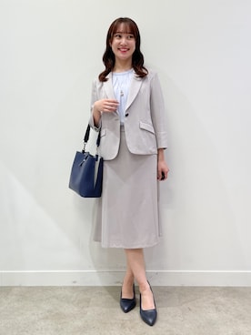 「Reflect（リフレクト）のアイテム（ジャケット/アウター）」を使った、yukariさん（レディース・157cm）の春コーディネート
