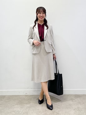 「Reflect（リフレクト）のアイテム（ジャケット/アウター）」を使った、yukariさん（レディース・157cm）の夏コーディネート