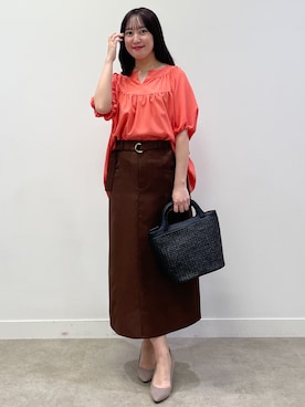 「Reflect（リフレクト）のアイテム」を使った、yukariさん（レディース・157cm）の夏コーディネート