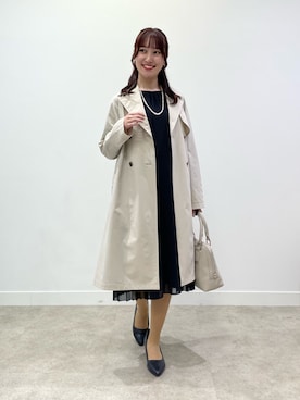 「Reflect（リフレクト）のアイテム（ワンピース/ドレス）」を使った、yukariさん（レディース・157cm）の冬コーディネート