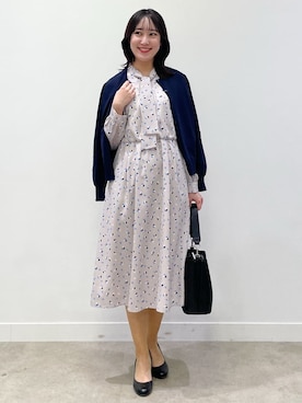 「Reflect（リフレクト）のアイテム（ワンピース/ドレス）」を使った、yukariさん（レディース・157cm）の冬コーディネート