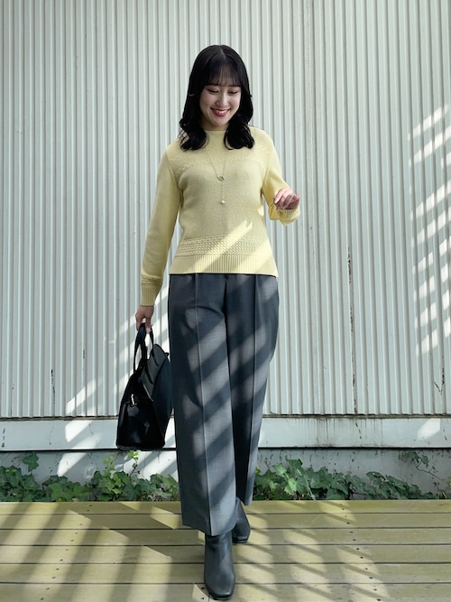 ニット セーター 「春SALE／手洗い可／すっきり細見え/コートインにおすすめ！」ラメニット レディース Reflect ニット セーター 「春SALE／手洗い可／すっきり細見え