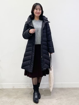 「Reflect（リフレクト）のアイテム（ダウンジャケット/コート）」を使った、yukariさん（レディース・157cm）の冬コーディネート