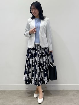 「Reflect（リフレクト）のアイテム（シューズ）」を使った、yukariさん（レディース・157cm）の春コーディネート