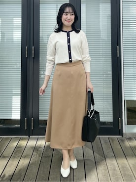 「Reflect（リフレクト）のアイテム」を使った、yukariさん（レディース・157cm）の春コーディネート