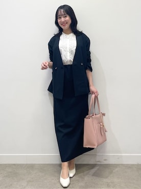 「Reflect（リフレクト）のアイテム（シューズ）」を使った、yukariさん（レディース・157cm）の春コーディネート