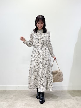 「Reflect（リフレクト）のアイテム（ワンピース/ドレス）」を使った、yukariさん（レディース・157cm）の秋コーディネート