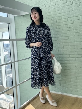 「Reflect（リフレクト）のアイテム（ワンピース/ドレス）」を使った、yukariさん（レディース・157cm）の春コーディネート