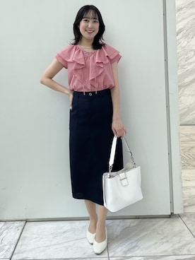 「Reflect（リフレクト）のアイテム（シューズ）」を使った、yukariさん（レディース・157cm）の春コーディネート