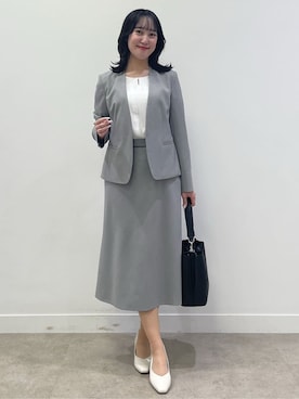 「smart pink（スマートピンク）のアイテム（トップス）」を使った、yukariさん（レディース・157cm）の春コーディネート