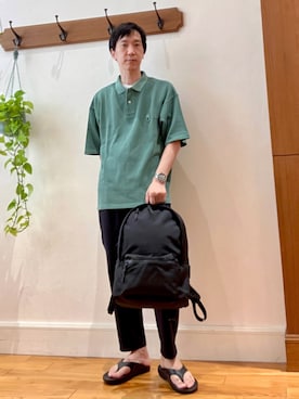 「Stutostein Nolley's（シュテットシュタインノーリーズ）のアイテム（トップス）」を使った、Tatsuo.YMさん（メンズ・182cm）の春コーディネート