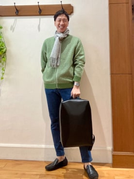 「tweedmill」｜Tatsuo.YMさん（メンズ・182cm）の冬コーディネート