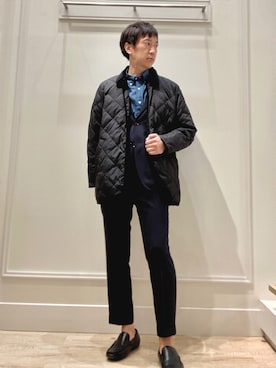 「TAION」｜「アイテム（ブルゾン）」を使った、Tatsuo.YMさん（メンズ・182cm）の秋コーディネート