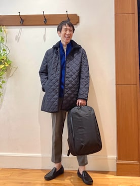 「アイテム（ブルゾン）」を使った、Tatsuo.YMさん（メンズ・182cm）の秋コーディネート