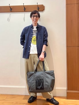 「NOLLEY’S（ノーリーズ）のアイテム」を使った、Tatsuo.YMさん（メンズ・182cm）の春コーディネート