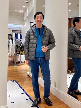 「NOLLEY'S goodman（ノーリーズグッドマン）のアイテム（トップス）」を使った、Tatsuo.YMさん（メンズ・182cm）の秋コーディネート