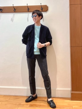 「NOLLEY’S（ノーリーズ）のアイテム」を使った、Tatsuo.YMさん（メンズ・182cm）の春コーディネート