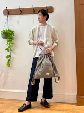 「BATONER（バトナー）のアイテム」を使った、Tatsuo.YMさん（メンズ・182cm）の春コーディネート