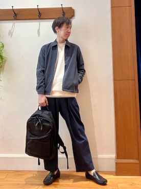 「ノーリーズ」｜Tatsuo.YMさん（メンズ・182cm）の秋コーディネート