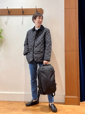 「アイテム（バックパック/リュック）」を使った、Tatsuo.YMさん（メンズ・182cm）の秋コーディネート