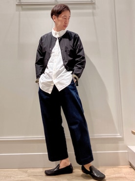 「TAION（タイオン）のアイテム（ブルゾン）」を使った、Tatsuo.YMさん（メンズ・182cm）の冬コーディネート
