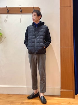 「アイテム（ブルゾン）」を使った、Tatsuo.YMさん（メンズ・182cm）の秋コーディネート