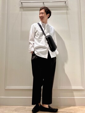 「Stutostein Nolley's（シュテットシュタインノーリーズ）のアイテム（バッグ）」を使った、Tatsuo.YMさん（メンズ・182cm）の冬コーディネート