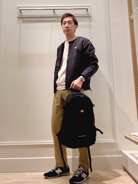 「24ssトレンド」｜「アイテム（ブルゾン）」を使った、Tatsuo.YMさん（メンズ・182cm）の冬コーディネート