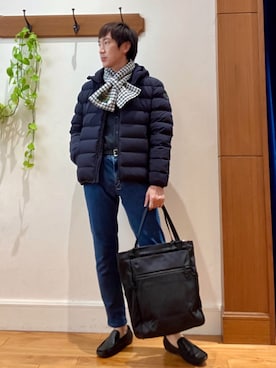 「NOLLEY'S goodman（ノーリーズグッドマン）のアイテム」を使った、Tatsuo.YMさん（メンズ・182cm）の冬コーディネート