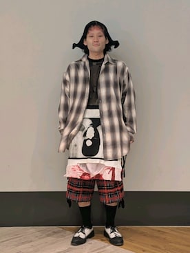 「whiteland」｜ミヤザキさん（メンズ・169cm）の春コーディネート