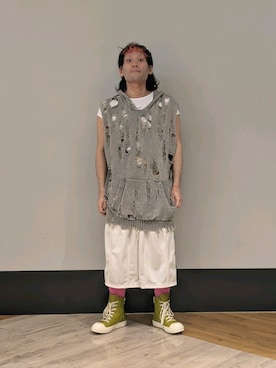「Danke schon」｜「アイテム（パンツ）」を使った、ミヤザキさん（メンズ・169cm）の春コーディネート