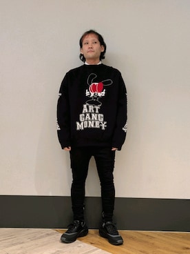 「L.H.P（エルエイチピー）のアイテム」を使った、ミヤザキさん（メンズ・169cm）の冬コーディネート