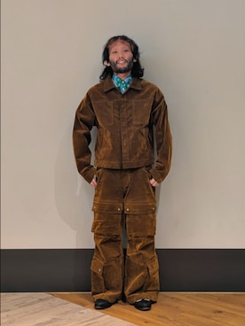 「DANKE SCHON（ダンケシェーン）のアイテム（ジャケット/アウター）」を使った、ミヤザキさん（メンズ・169cm）の夏コーディネート