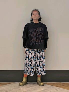 「Danke schon」｜「アイテム（パンツ）」を使った、ミヤザキさん（メンズ・169cm）の春コーディネート
