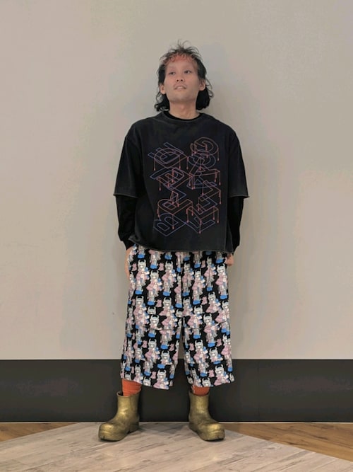 セール】DankeSchon/ダンケシェーン/CUTOFF S/S TEE REDFLAG（T
