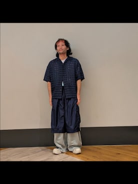 「DANKE SCHON（ダンケシェーン）のアイテム」を使った、ミヤザキさん（メンズ・169cm）の夏コーディネート
