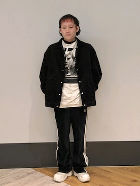 「L.H.P（エルエイチピー）のアイテム」を使った、ミヤザキさん（メンズ・169cm）の秋コーディネート