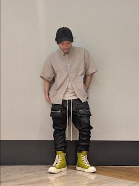 「L.H.P（エルエイチピー）のアイテム」を使った、ミヤザキさん（メンズ・169cm）の夏コーディネート