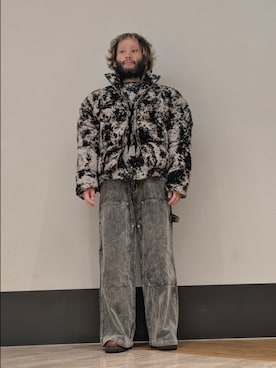 「DANKE SCHON（ダンケシェーン）のアイテム（ブルゾン）」を使った、ミヤザキさん（メンズ・169cm）の秋コーディネート