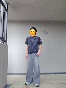 「アイテム（ウォレットチェーン）」を使った、mriveさん（メンズ・175cm）の夏コーディネート