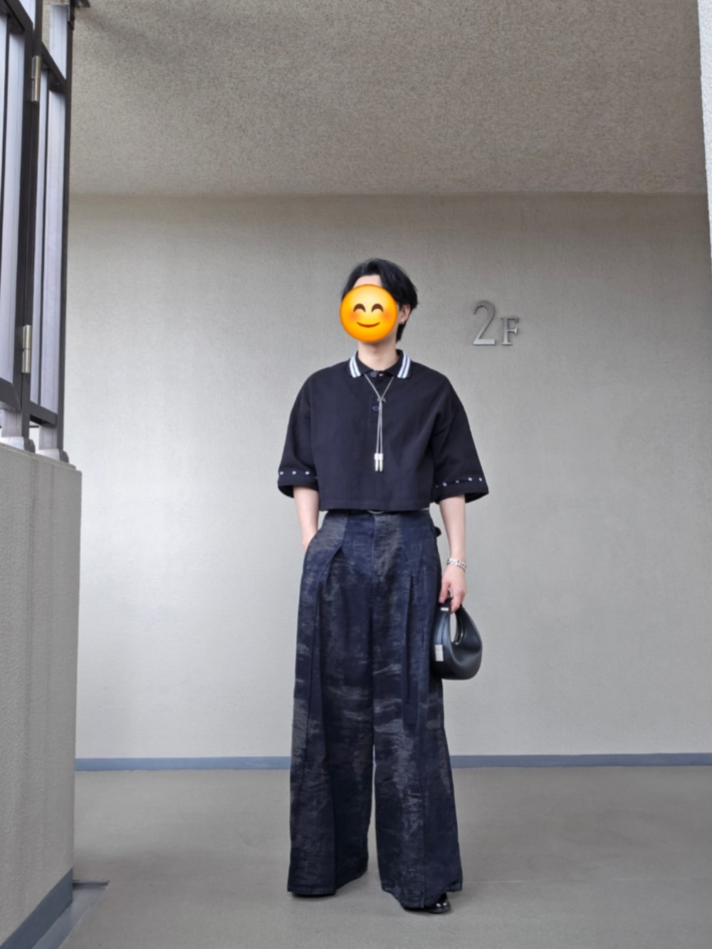 GRANCY ポロシャツ 「GRANCY」Ziplayered Wideshort Poloshirt