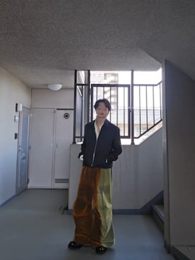 「NVRFRGT（ネヴァーフォーゲット）のアイテム」を使った、mriveさん（メンズ・175cm）の春コーディネート