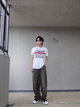 「アイテム（ウォレットチェーン）」を使った、mriveさん（メンズ・175cm）の夏コーディネート