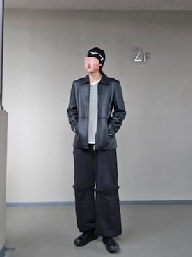 「GRANCY（グランシー）のアイテム（パンツ）」を使った、mriveさん（メンズ・175cm）の春コーディネート