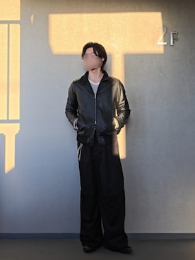 「GRANCY（グランシー）のアイテム（スラックス）」を使った、mriveさん（メンズ・175cm）の春コーディネート