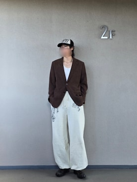 「WACKO MARIA（ワコマリア）のアイテム」を使った、mriveさん（メンズ・175cm）の春コーディネート