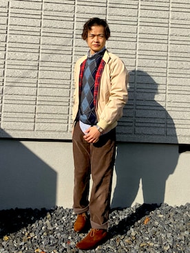 「アイテム（アナログ腕時計）」を使った、𝕋𝕂さん（メンズ・166cm）の秋コーディネート