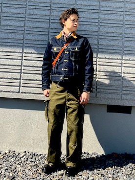 「HERMES（エルメス）のアイテム」を使った、𝕋𝕂さん（メンズ・166cm）の冬コーディネート