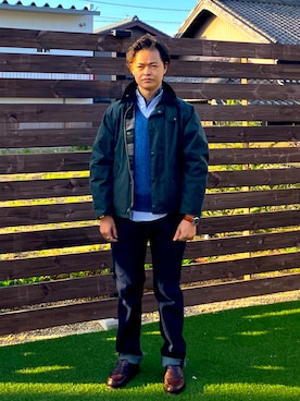 「アイテム（その他アウター）」を使った、K@相互フォローさん（メンズ・166cm）の秋コーディネート