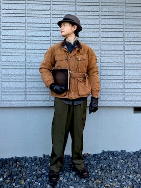 𝕋𝕂さん（メンズ・166cm）の冬コーディネート